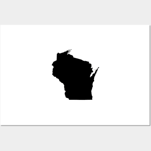 Black Wisconsin Posters and Art